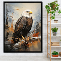 Majestic Eagle Outlook - NicheCanvas
