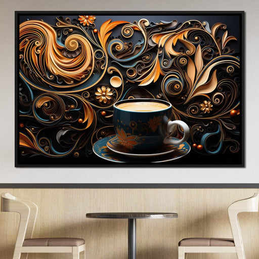 Designart Modesty Coffee Cup I Utensils Wall Art