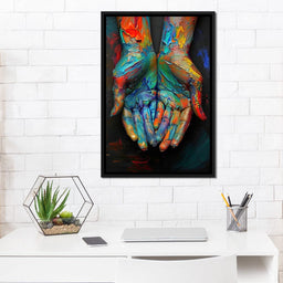 Embrace of Chromatic Hues - NicheCanvas