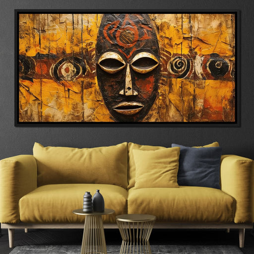 Tribal Mask 11 - Sakeem Gibbs Canvas Print