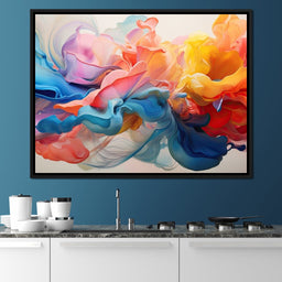 Blossom Swirl in Liquid Rose - NicheCanvas