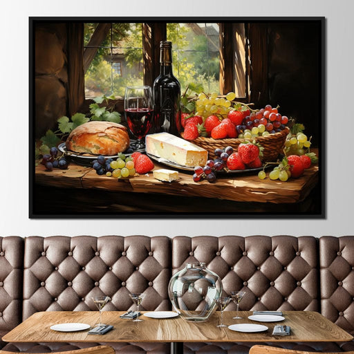 Fruit Cheese Wine 1 Canvas Print
