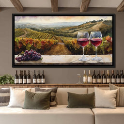 Vineyard Serenity - NicheCanvas