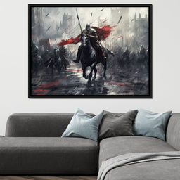 Majestic Warfare in Monochrome - NicheCanvas