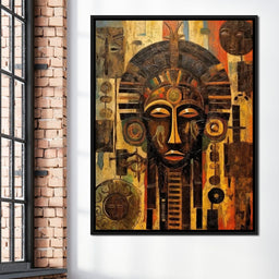 Tribal Mask 20 - Sakeem Gibbs - NicheCanvas