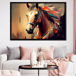 Cherokee Horse 2 - Alicia Smith - NicheCanvas