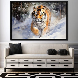 Winter Majesty in Stride - NicheCanvas