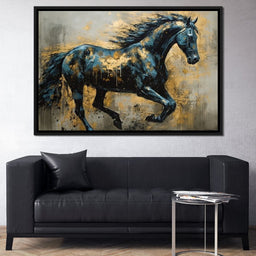 Gilded Stallion - NicheCanvas
