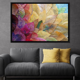 Fallen Autumn Leaves - NicheCanvas