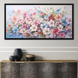 Serene Pastoral Petal Harmony - NicheCanvas