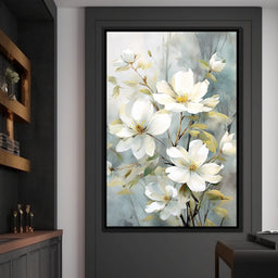 Ethereal Blooms in Mist - NicheCanvas