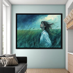 Zephyr's Embrace in Verdure - NicheCanvas