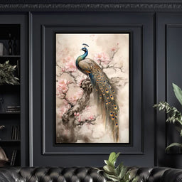 Longtailed Peacock - NicheCanvas