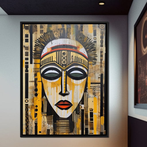 Tribal Mask 04 - Sakeem Gibbs Canvas Print