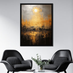 Romantic Gold-Flecked Atmosphere - NicheCanvas