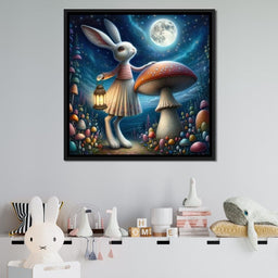 Whimsical Moonlight Meander - TooplesArt - NicheCanvas