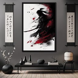 Samurai Chaos - NicheCanvas