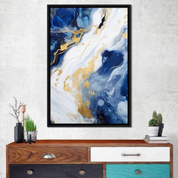 Glossy Liquid Abstraction - NicheCanvas