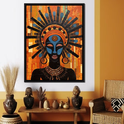 Tribal Mask 06 - Sakeem Gibbs - NicheCanvas