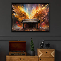Winged Piano - NicheCanvas