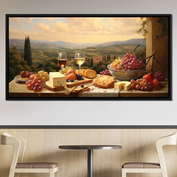 Wine & Cheese Valley - NicheCanvas