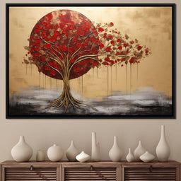 Golden Tree Autumn Symphony - NicheCanvas