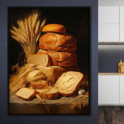 Feast of Wood and Bread - NicheCanvas