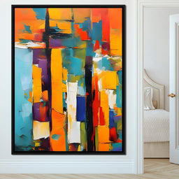 Colorful Modern Art 008 - Johanjjf - NicheCanvas