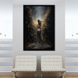 Ethereal Dream of a Starlit Muse - NicheCanvas