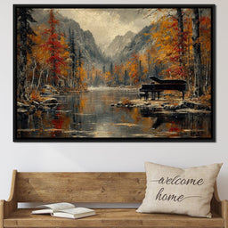 Autumn Serenade Reflections - NicheCanvas