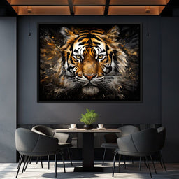 Midnight Tiger Majesty - NicheCanvas