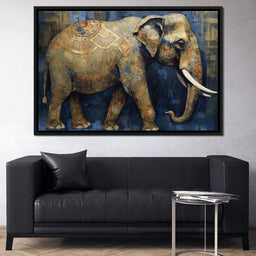 Gilded Elephant - NicheCanvas