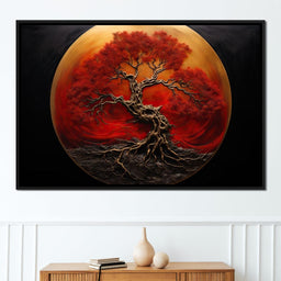 Scarlet Tree - NicheCanvas