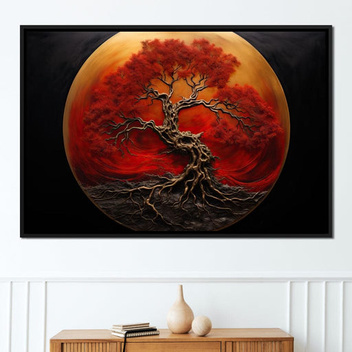 Scarlet Tree Canvas Print
