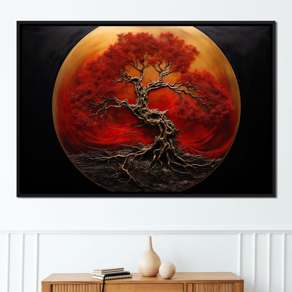 Scarlet Tree | NicheCanvas