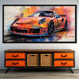 Car Collection 02 - Rider Art - NicheCanvas