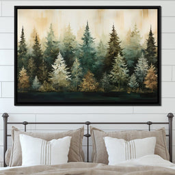 Pine Trees Forest - NicheCanvas