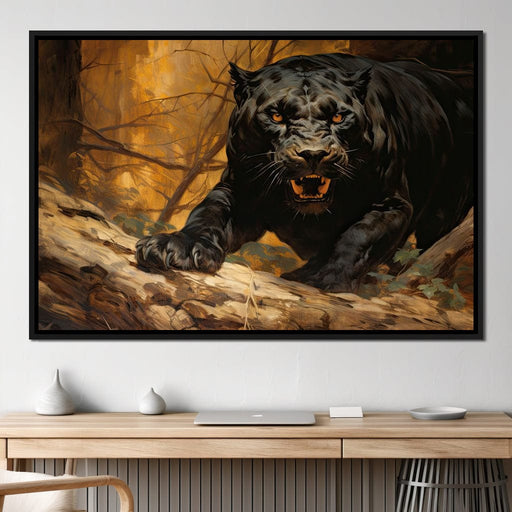 Forest Panther Canvas Print
