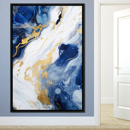 Glossy Liquid Abstraction - NicheCanvas