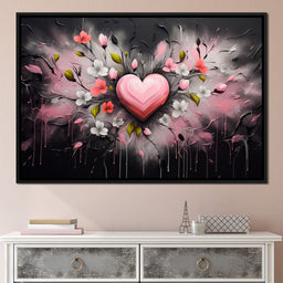 Embracing Petal Heartbeat - NicheCanvas