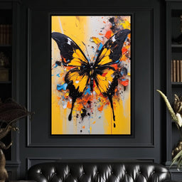 Whimsy of Fluttering Colors - NicheCanvas