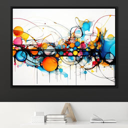 Symmetric Crimson Splendor - NicheCanvas