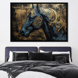 Gilded Royal Horse - NicheCanvas