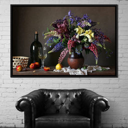 Lupines & Irises - NicheCanvas