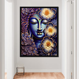 Buddha Face 02 - NicheCanvas