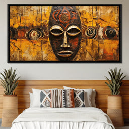 Tribal Mask 11 - Sakeem Gibbs - NicheCanvas