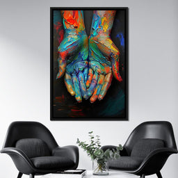 Embrace of Chromatic Hues - NicheCanvas