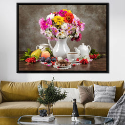 Flowers, Fruits, Chocolate & Coffee - NicheCanvas