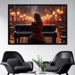 Piano Songbird - NicheCanvas