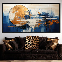 Golden Royal Geometric Harmony 15 - Wildrose Creations - NicheCanvas